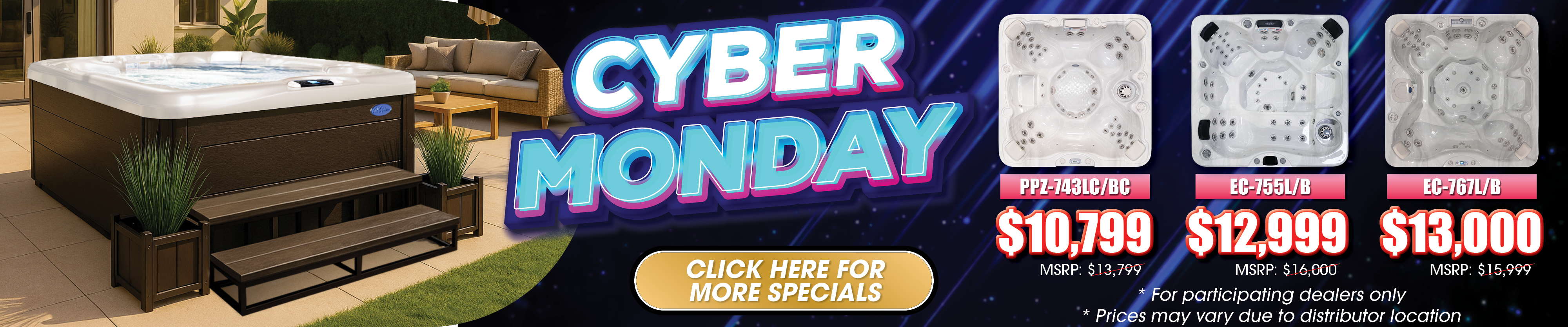 Calspas hot tub being used in a family setting - Brockton